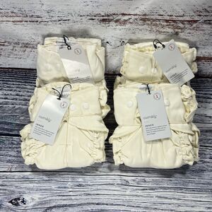 NWT Esembly Cloth Diapers 12 Inners Organic Cotton Size 1 Newborn 7-17lbs